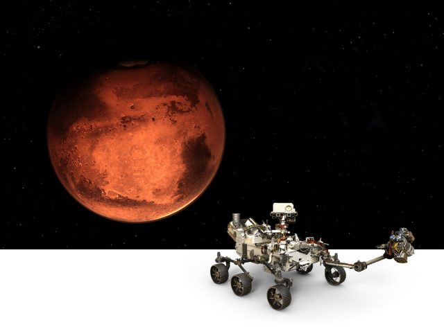Robot explorador en Marte