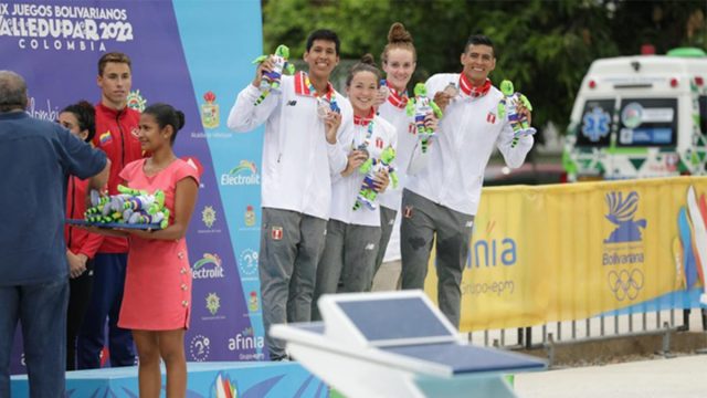 Deportistas del Perú en los Juegos Bolivarianos.